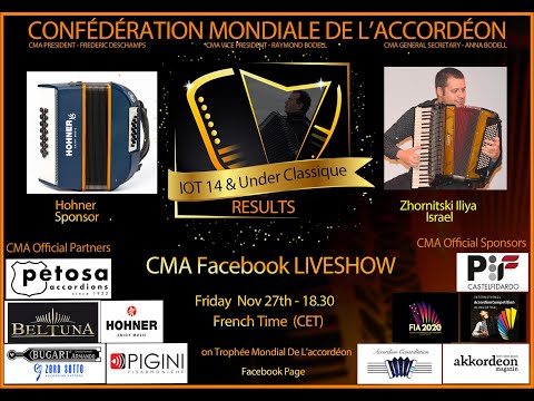 11th Facebook Live Show. CMA Delegate/Guest Iliya Zhornitski (Israel) Results of IOT -14 Classic