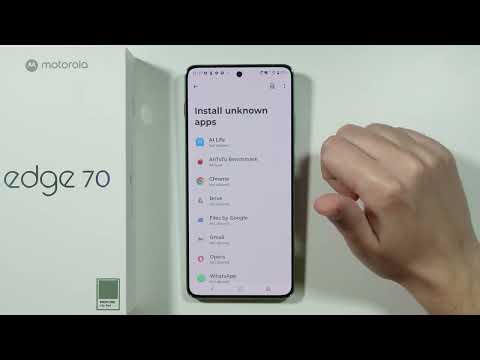 Motorola Edge 70: How to Install Apps from Unknown Sources (Install Unknown Apps)