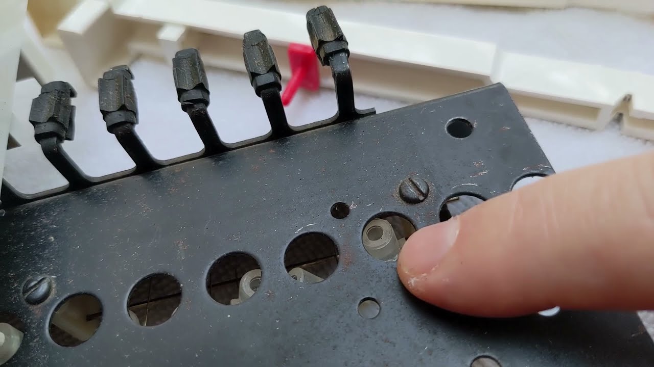 Vintage Monosynth Keyboard Bushing Replacement