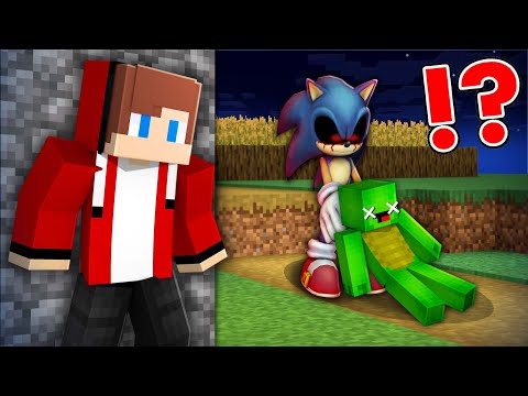 Mikey & JJ TRAPPED by Sonic.EXE in Minecraft - Maizen