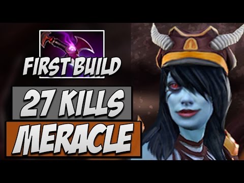 Fnatic.Meracle QOP with 27 KILLS & Silveredge Gameplay | Dota 2 7.05 7.14