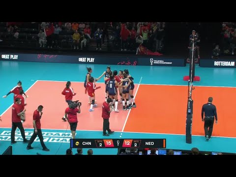 China vs. Netherlands - VBW - Women World Championship - Match Highlights