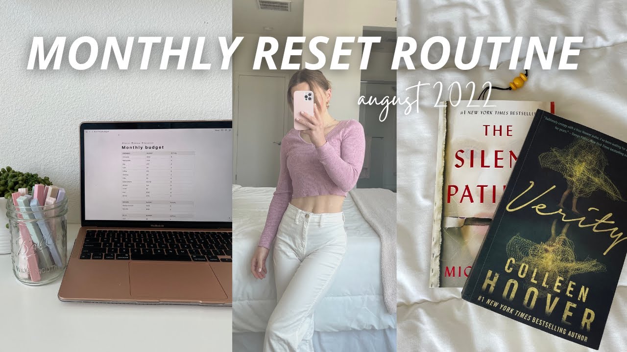 august reset 2022: goal setting, monthly favorites