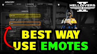 How To Use Emotes In Helldivers 2? The Best Way Explored - Helldivers 2 Tips & Tricks