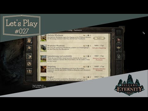Pillars of Eternity Let's Play #027  Unsere eigene Festung verwalten