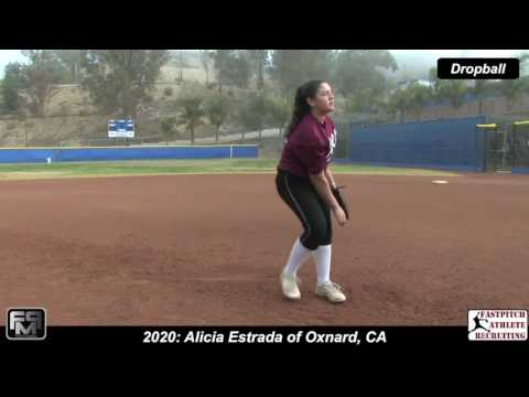 2020 Alicia Estrada Pitcher Softball Skills Video