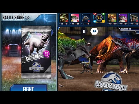 Using the Best Super Rare Creature in the Game | Battle Stage Infinite Jurassic World The Game Ep23