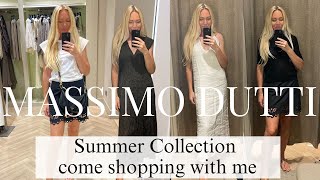 MASSIMO DUTTI SHOPPING HAUL TRY ON SUMMER COLLECTION | COME SHOPPING WITH ME TO MASSIMO DUTTI