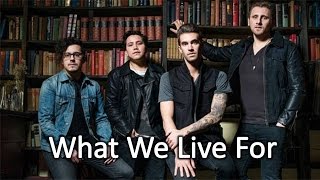 What We Live For - American Authors (lyrics)