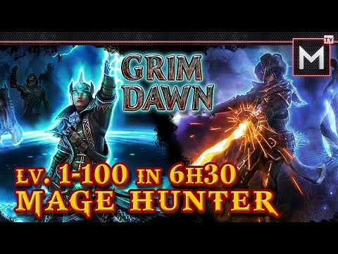 Mage Hunter Leveling 1 to 100 in 6Hr30Min - Grim Dawn (Inquisitor Arcanist)