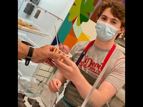 How to make River City Blueberry Lemonade Sherbet