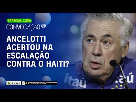 MUDANÇAS DE ANCELOTTI: Brasil fez pouco? Michel Bastos avalia desempenho contra o Haiti na Copa!