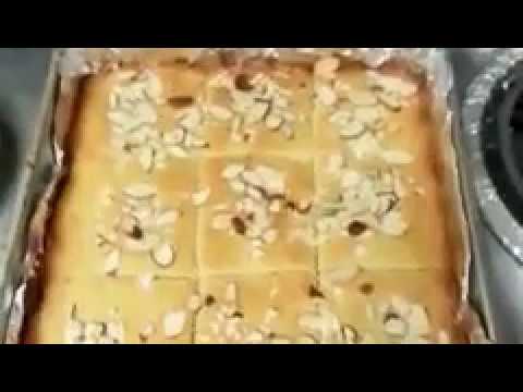How to make Egyptian Basboosa Dessert