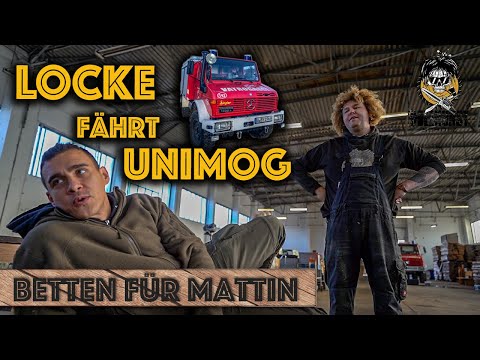 Shelter Betten für @SurvivalMattin  + UNIMOG fahren Holzkunst Scholz Offiziell / Holzkunst Scholz