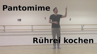 preview picture of video 'Pantomime - Rührei kochen'