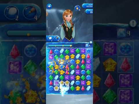 Frozen Free Fall- Super Hard Level 66 3 STARS NO BOOSTERS #frozen #frozenfreefall