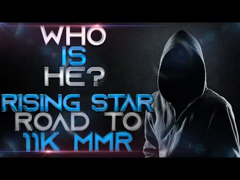 WHO IS HE?! Rising Star - Road to 11k MMR - Dota 2 NEW TOP 1 MMR