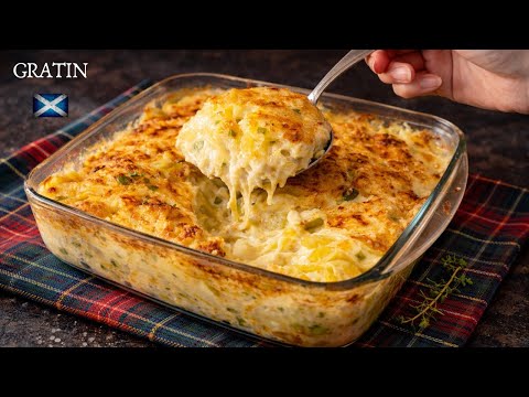 Potato, Cheese & Leek Gratin | Delicious Creamy Potatoes Recipe