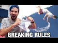 BREAKING ALL THE RULES AT THE TRAMPOLINE PARK (PART 2)
