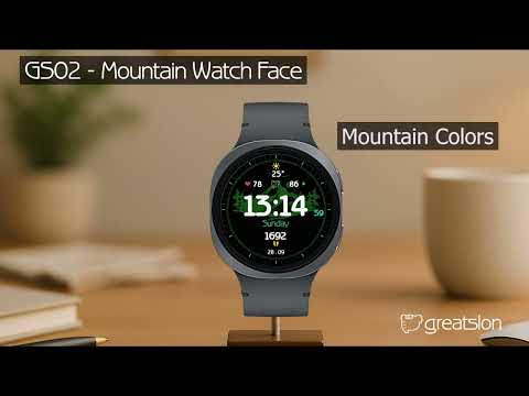 GS02 - Mountain Watch Face