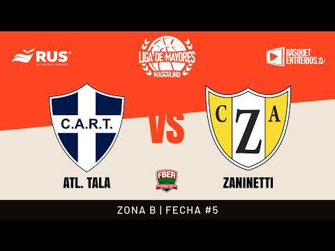 Liga Provincial Masculina de Mayores 2026 – 1° Fase | Fecha 5: Atlético Tala vs. Zaninetti
