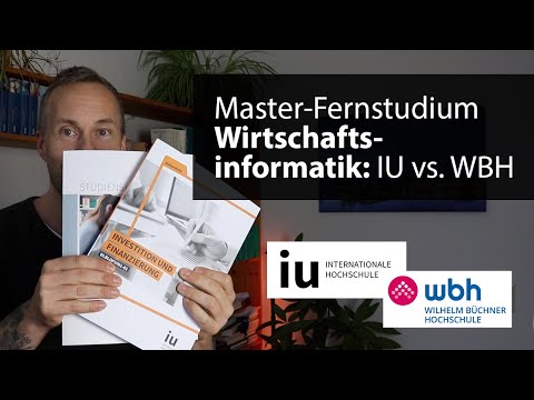 Master Wirtschaftsinformatik per Fernstudium: IU vs. WBH im Vergleich | berufsbegleitend studieren