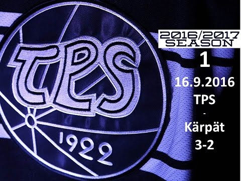 1. TPS - KÄRPÄT 2016-2017 16.9.2016 MAALIT