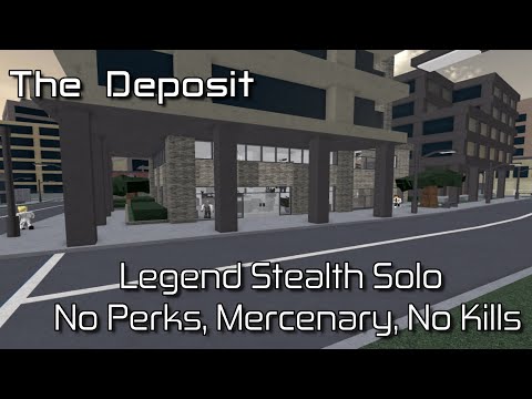 The Deposit - (No Perks, Mercenary, No Kills) Legend Stealth Solo [Roblox: Entry Point]