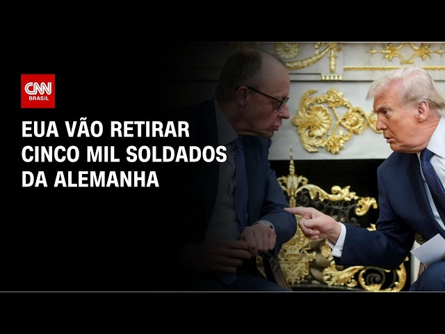 EUA vão retirar 5 mil soldados da Alemanha após atrito com chanceler | CNN PRIME TIME