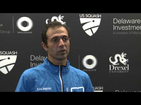 Squash: Amr Shabana Pst Game, US Open Qfs