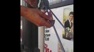 elite double sided banner assembly