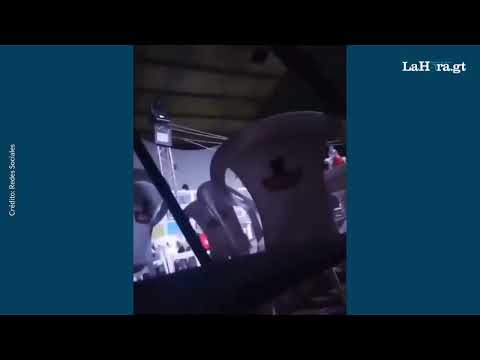 VIDEO: reportan ataque armado en el coliseo municipal de San Manuel Chaparrón, Jalapa