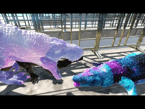 COSMIC T-REX DEATH RUN | Animal Revolt Battle Simulator