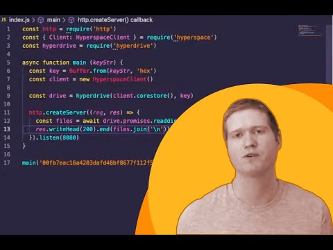 Live code: Let's build a Hyperdrive & Hyperbee app in NodeJS