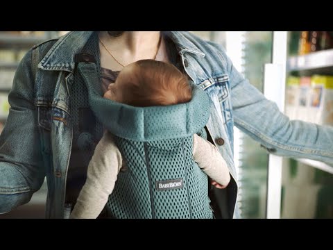 BABYBJÖRN nešioklė Baby Carrier Move Sage green video