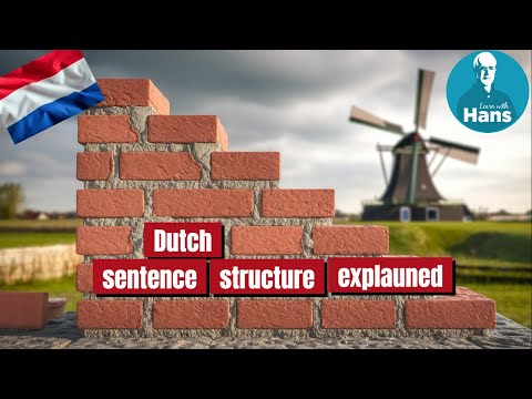 Dutch sentence structure explained