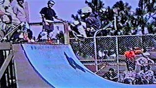 preview picture of video 'Greenville N.C. JayCee Park 2ND SKATE/BIKE contest(1989/90)PART 1 Blue Ramp era'