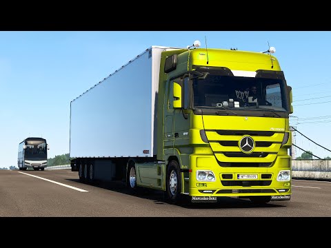 ETS2 1.40 - ProMods 2.55 - Mercedes Actros 1846 MP3 - Trip: Geneve - Montpellier