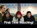 the plot twist in *ARRIVAL* BLEW our MINDS!!! (Movie First Reaction)