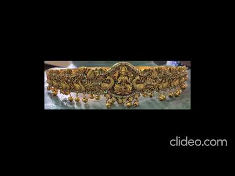 Golden lakshmi vaddanam gold imitation jewelry