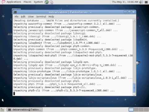 comment installer zabbix sous debian