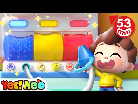 Yummy Food Station | Learn Colors with Neo | Kids Songs & Cartoons | Starhat Neo | Yes! Neo