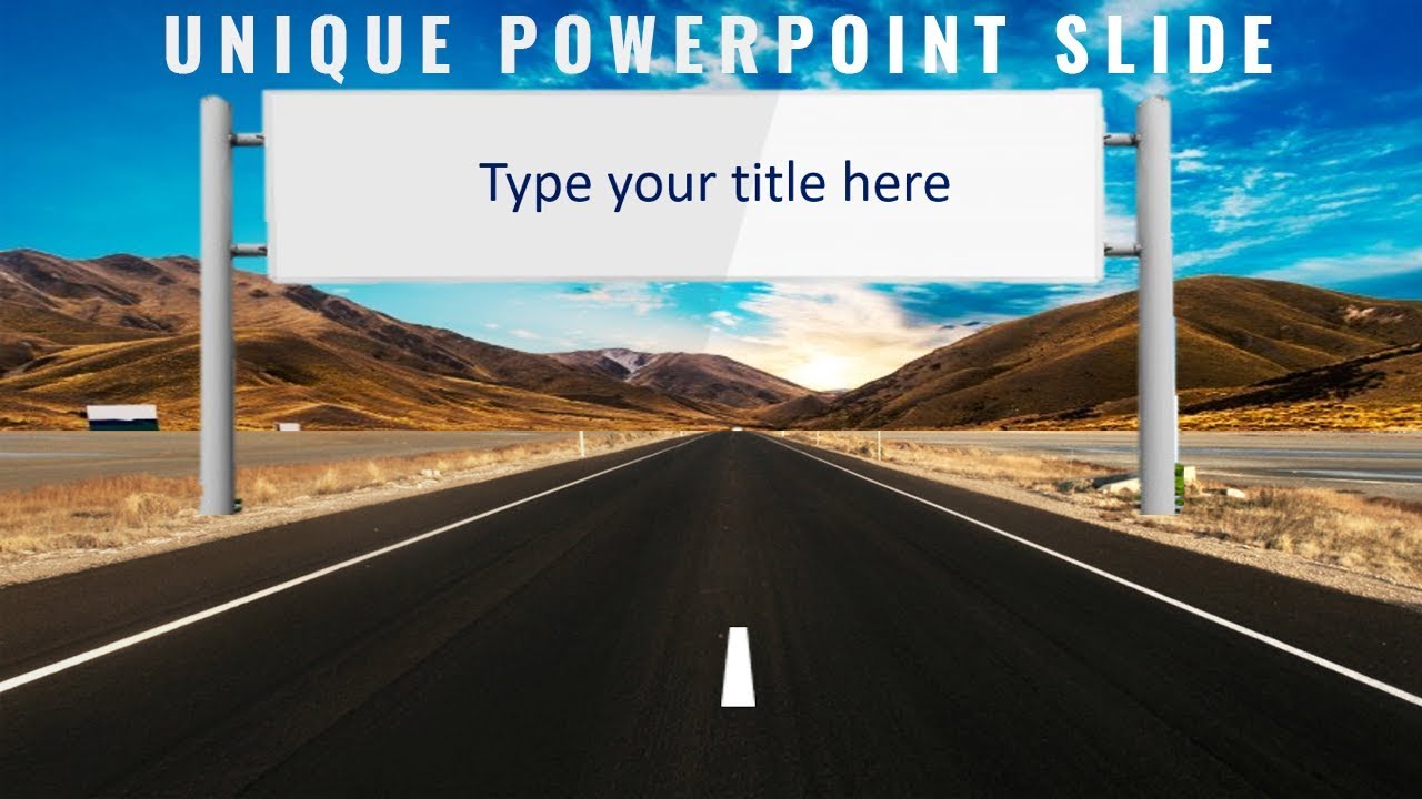 Creative Roadmap concept for PowerPoint