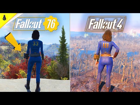 Fallout 76 vs Fallout 4 - Details and Physics Comparison