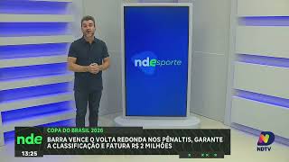 Barra vence Volta Redonda nos pênaltis e avança na Copa do Brasil