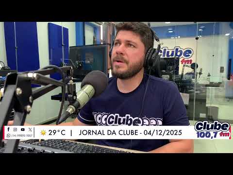 Jornal da Clube - 04/12/2025 - Edição do Almoço