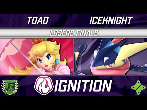 Toad (Peach) vs IceKnight (Greninja) - Ignition 362 LOSERS FINALS