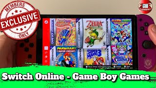 Playing Game Boy and Game Boy Advance on the Nintendo Switch - Members Only