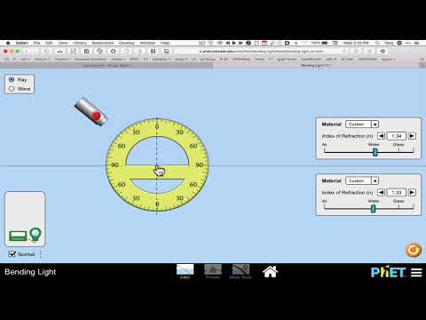 Bending Light Phet Tools Explained