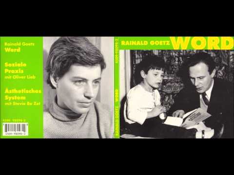 2.5 Der Morgen - Rainald Goetz, Stevie Be Zet (Ästhetisches System)